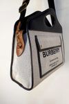 Bolsa Burberry Two-Tone Canvas 