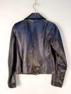 Jaqueta Massimo Dutti couro 