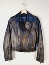 Jaqueta Massimo Dutti couro 
