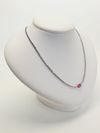 Gargantilha em ouro branco 18K 