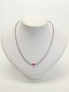 Gargantilha em ouro branco 18K 
