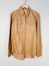 Camisa Tannerie couro 