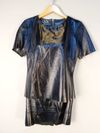 Conjunto Alexandre Dellela couro 