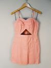 Vestido Zinnia couro 