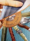 Lenço Hermès Cannes et Cannes Silk Carré 90 