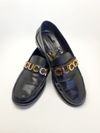 Mocassim Gucci Cara Logo Lettering 