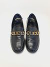Mocassim Gucci Cara Logo Lettering 