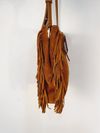 Bolsa Maje Topstitched Suede M Bag