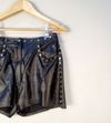 Shorts Saia Nati Vozza couro