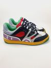 Tênis Gucci Basket Low 'Black Demetra' Multicolor masculino 