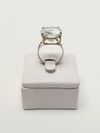 Anel em ouro branco 18K