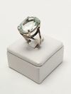 Anel em ouro branco 18K