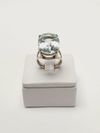 Anel em ouro branco 18K