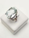 Anel em ouro branco 18K