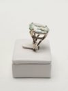 Anel em ouro branco 18K