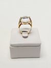 Anel Vivara ouro amarelo 18K