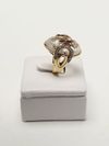Anel Vivara ouro amarelo 18K