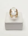 Anel Vivara ouro amarelo 18K