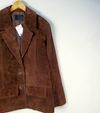 Blazer Zara couro 