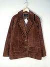 Blazer Zara couro 