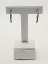 Brinco em ouro branco 18K