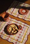 Kit Jogo Americano Vivenda Xadrez 