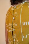 Blusa Tania Piaba Açafrão