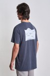 Camiseta Melting Waves Azul Midnight