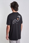 Camiseta Sunset Surf Preto Plain