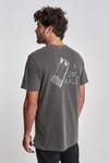 Camiseta Austral Surfboard Cinza Old