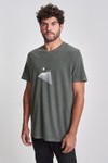 Camiseta Perspective Beach Verde Floresta