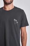 Camiseta Palm Tree Basquiat Preto Old