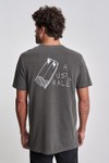 Camiseta Austral Surfboard Cinza Old