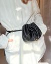 Bolsa-pochete Shell Preta