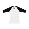 Raglan 3/4 Feminina - Darkness Black