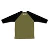 Raglan 3/4 - Exotic Verde Militar