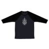 Raglan 3/4 - Galif Azul Marinho
