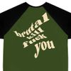 Raglan 3/4 - F** Verde Musgo