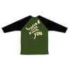 Raglan 3/4 - F** Verde Musgo