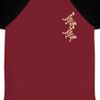 Raglan 3/4 - F** Bordô