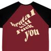 Raglan 3/4 - F** Bordô