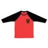 Raglan 3/4 - Never Vermelho Neon