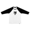 Raglan 3/4 - AHHH - Cinza Claro