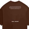 Camiseta Oversized - New Divination Dark Brown 