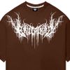 Camiseta Oversized - New Divination Dark Brown 
