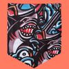 Camiseta de Bolso - Tubs Laranja