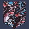 Camiseta de Bolso - Tubs Azul