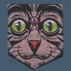 Camiseta de Bolso - Drops Azul Escuro