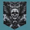 Camiseta de Bolso - Mystery Azul