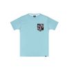 Camiseta de Bolso - Phanter and Andor - Azul Claro 